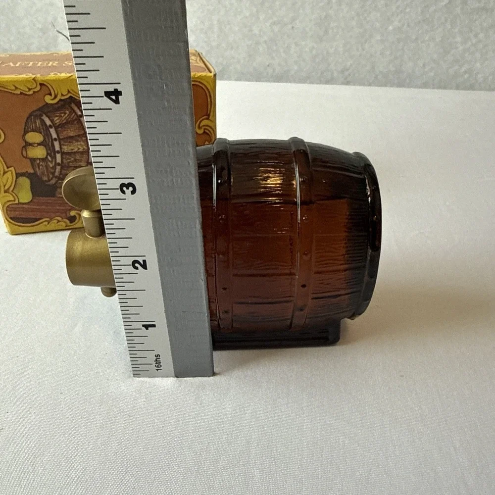 Vintage Avon After Shave On Tap Barrel Decanter 5oz Full NOS Box Wild Country